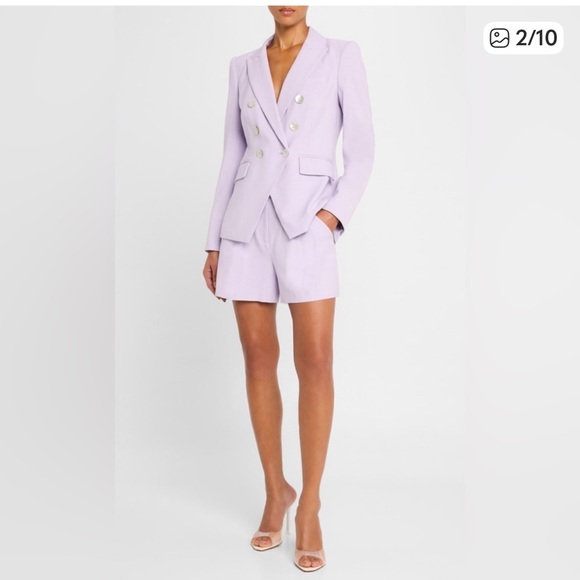New with Flaw: Veronica Beard Lavender Dickey Jacket Blazer Size 6 - Picture 3 of 16